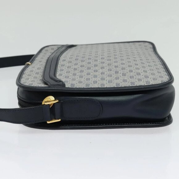 GUCCI Micro GG Supreme Shoulder Bag PVC Navy Gold 001 256 1308 Auth ep10887 - Picture 6 of 16